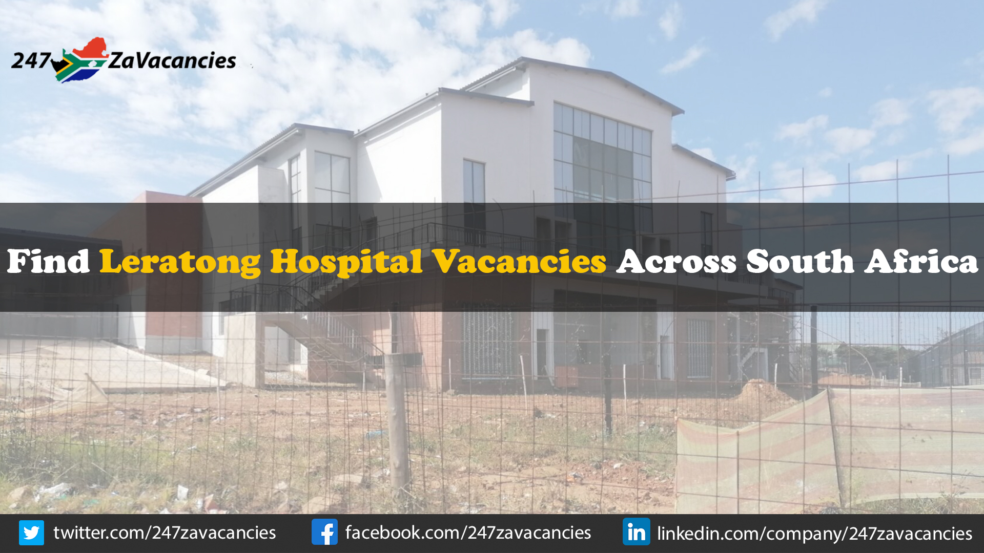 Leratong Hospital Vacancies